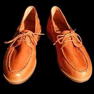 Kelsi Dagger Brooklyn Linny Fox Leather Boat Shoes